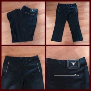 Versace Classic virgin wool pants. Made in Italy.
